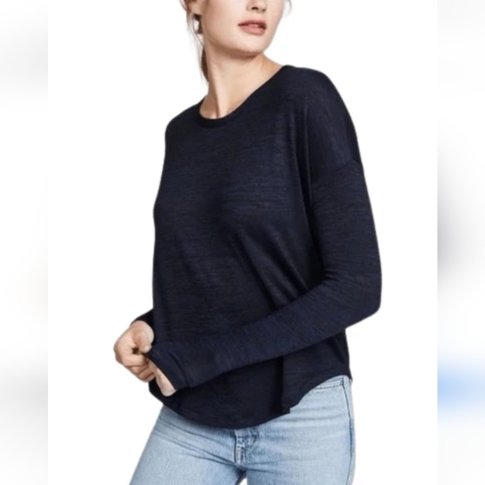 rag & bone Navy Crew Neck Sweater